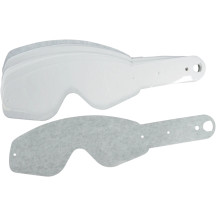 Tear-Offs Réplica — Paquete de 20, transparente, compatible con Crowbar