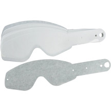 Tear-Offs réplica — Paquete de 50, transparente
