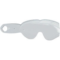 Tear-Offs réplica — paquete de 20, transparente