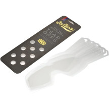 Barstow Goggle Tear-Offs — 20-pack, clear, fits Barstow