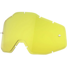 Accuri/Strata/Racecraft Goggle Lens — Yellow, Adult