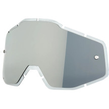 Accuri/Strata/Racecraft Goggle Injected Lens — Silver mirror