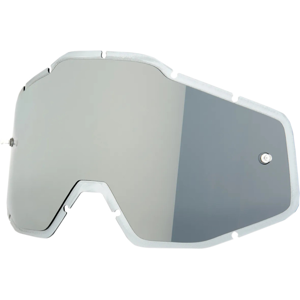 Accuri/Strata/Racecraft Goggle Injected Lens — Silver mirror