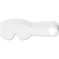 Vista Goggle Tear-Offs — 10-pack, Clear