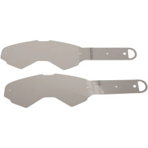 Láminas desprendibles para gafas XCR — paquete de 20, transparente laminado