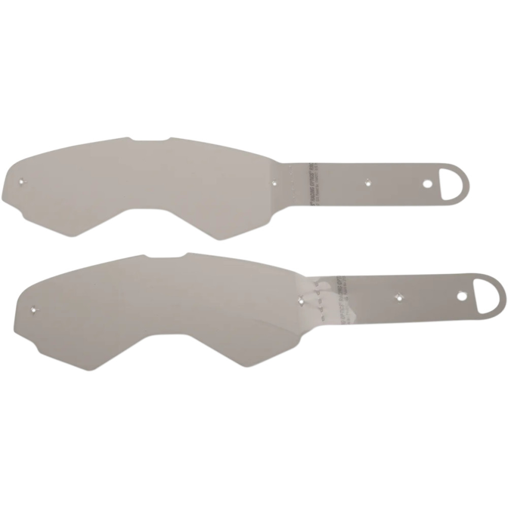 XCR Goggle Tear-Offs — 20 Pack, Clear Laminated