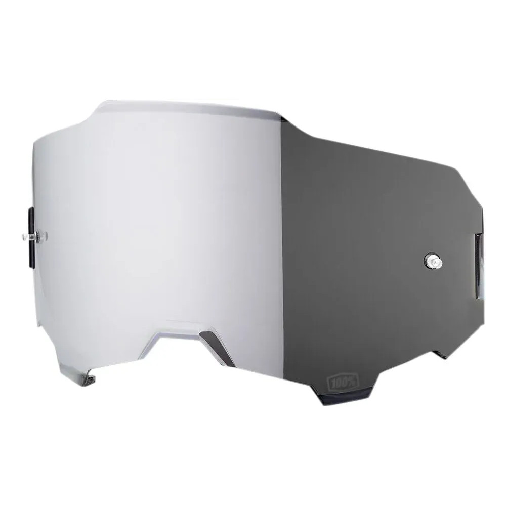 Armega Goggle Injected Lens — 2 mm, Fits ARmatic, Silver Mirror