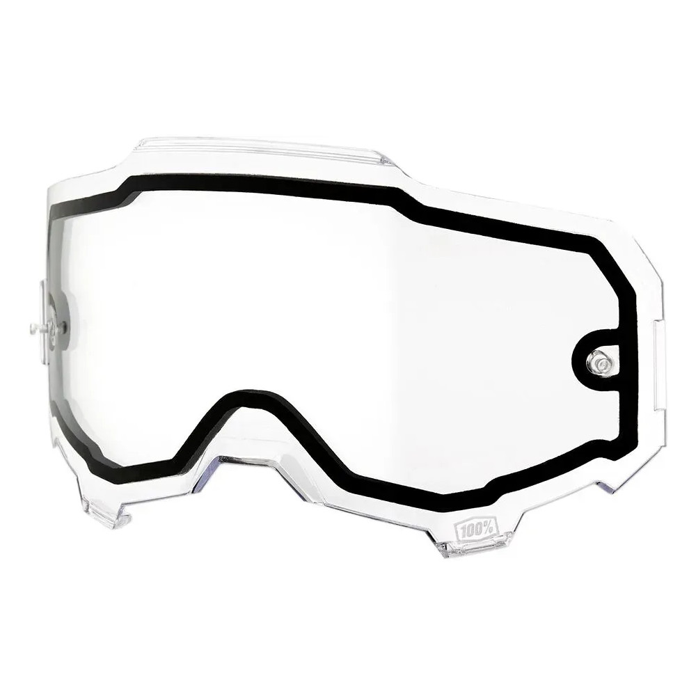 Armega Goggle Dual Pane Lens — Fits Armega, Clear