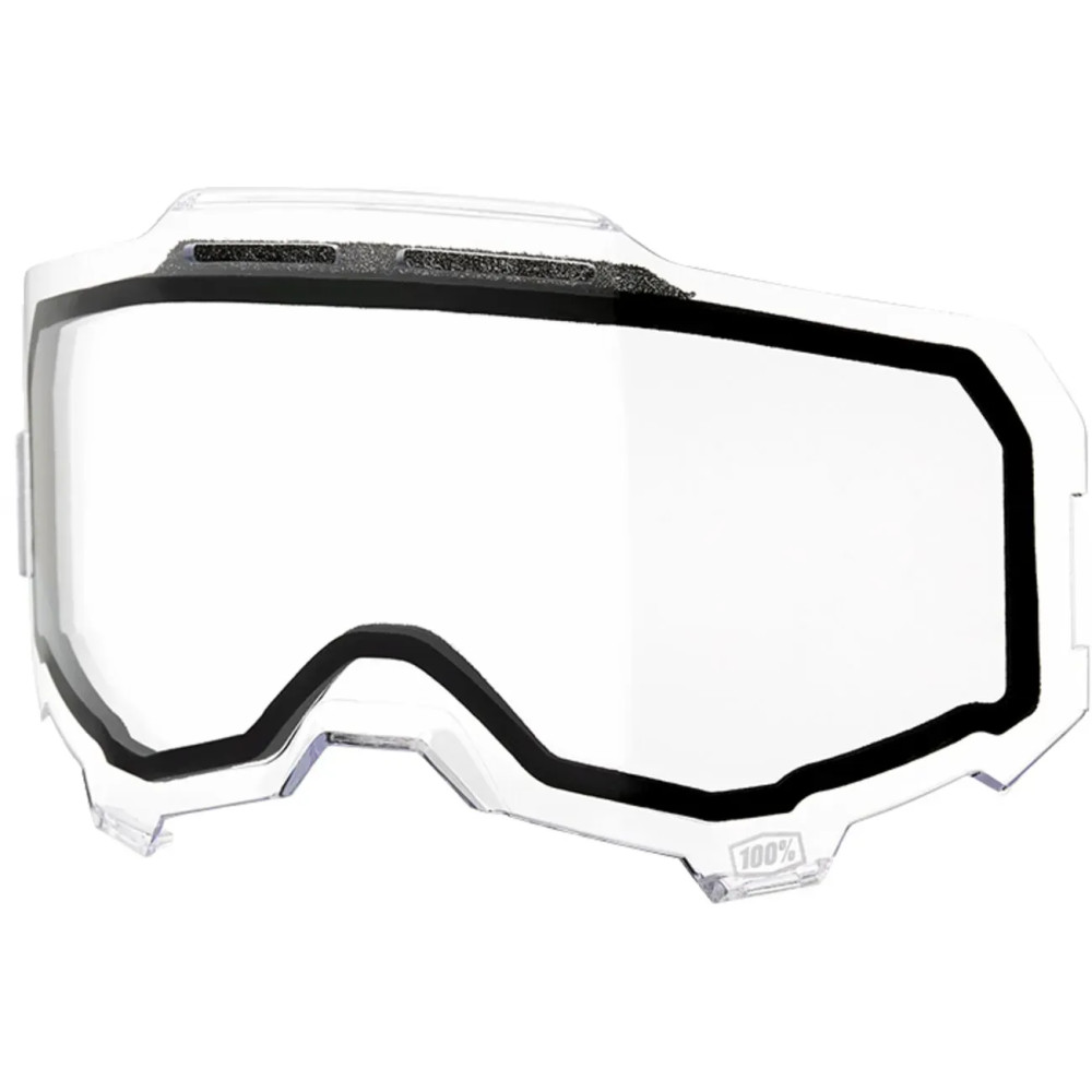 Armega Goggle Dual Pane Lens — Fits Armega, Clear
