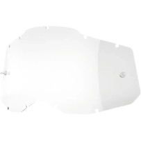 Accuri 2/Racecraft 2/Strata 2 Goggle Lens — Single lens, Clear