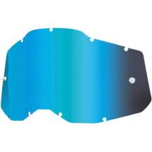 Accuri 2/Racecraft 2/Strata 2 Goggle Lens — Fits Accuri 2, Racecraft 2, Strata 2, Adult, Blue Mirror