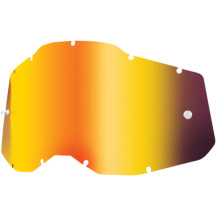 Accuri 2/Racecraft 2/Strata 2 Goggle Lens — Fits Accuri 2, Racecraft 2, Strata 2, Red mirror