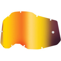 Accuri 2/Racecraft 2/Strata 2 Goggle Lens — Fits Accuri 2, Racecraft 2, Strata 2, Red mirror