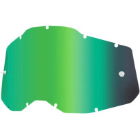 Accuri 2/Racecraft 2/Strata 2 Goggle Lens — Fits Accuri 2, Strata 2, Racecraft 2, Green Mirror