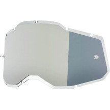 Accuri 2/Racecraft 2/Strata 2 Goggle Injected Lens — Mirror Silver, Single-layer, Adult