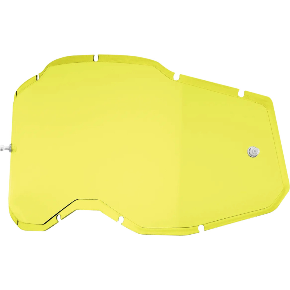 Accuri 2/Racecraft 2/Strata 2 Goggle Injected Lens — Yellow, Adult