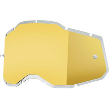 Accuri 2/Racecraft 2/Strata 2 Goggle Injected Lens — Gold mirror