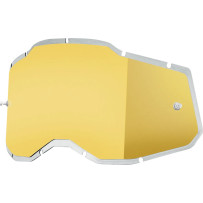 Accuri 2/Racecraft 2/Strata 2 Goggle Injected Lens — Gold mirror