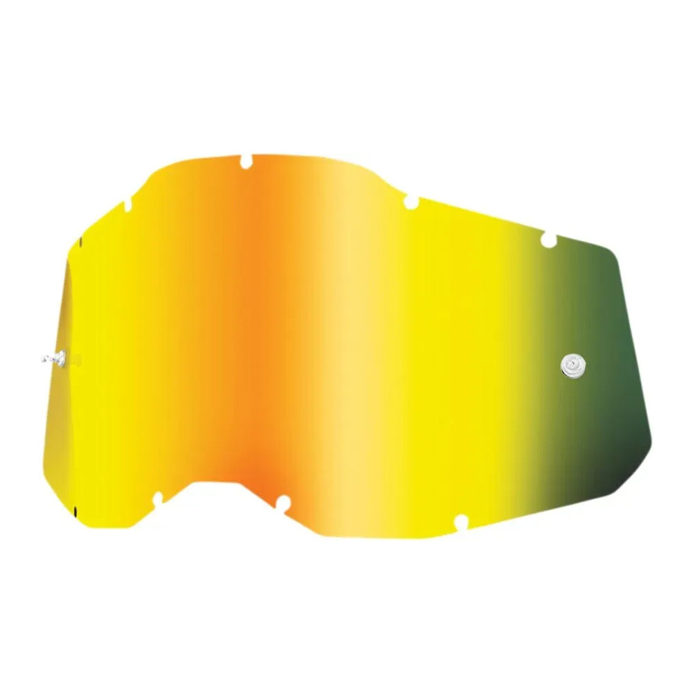 Accuri 2/Strata 2 Junior Goggle Lens — Fits Accuri 2 Junior, Strata 2 Junior, Gold Mirror