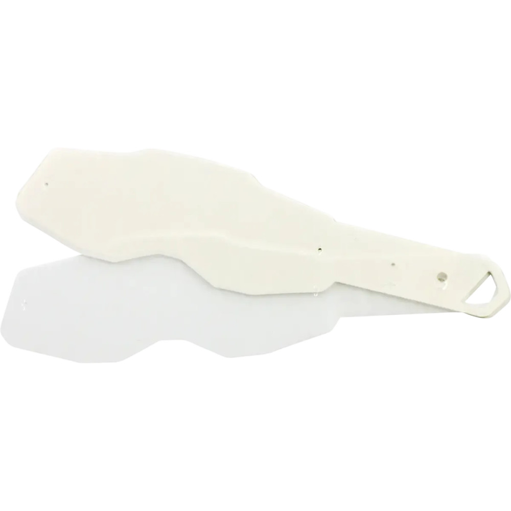 Accuri 2/Racecraft 2/Strata 2 Goggle Tear-Offs — 20 Pack, Clear, Fits Accuri 2/Racecraft 2/Strata 2