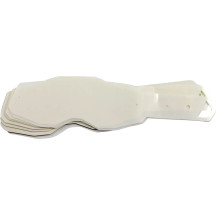 Accuri 2/Racecraft 2/Strata 2 Goggle Tear-Offs — Fits Accuri 2, Racecraft 2, Strata 2, 50-pack, clear