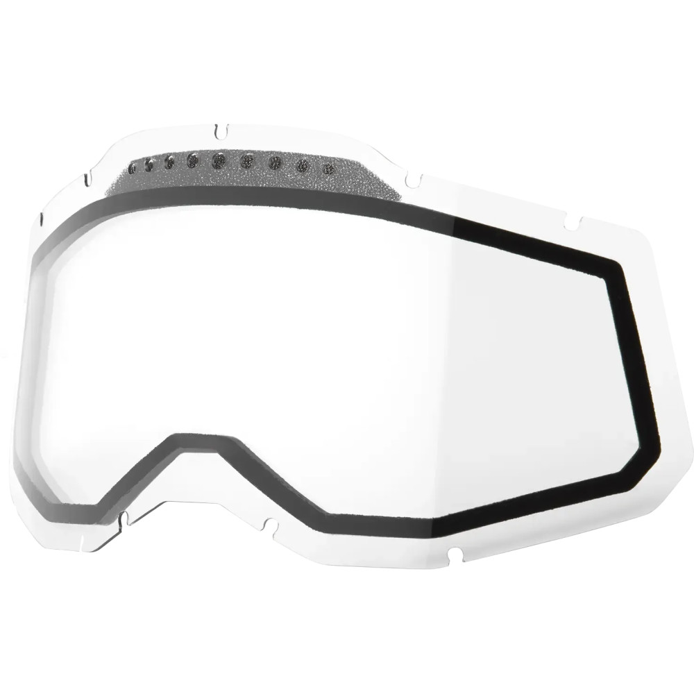 Accuri 2/Racecraft 2/Strata 2 Goggle Dual Pane Vented Lens — Fits Accuri 2, Strata 2, Racecraft 2, Clear