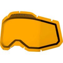Accuri 2/Racecraft 2/Strata 2 Goggle Dual Pane Vented Lens — Adult, Fits Accuri 2, Strata 2, Racecraft 2, Orange