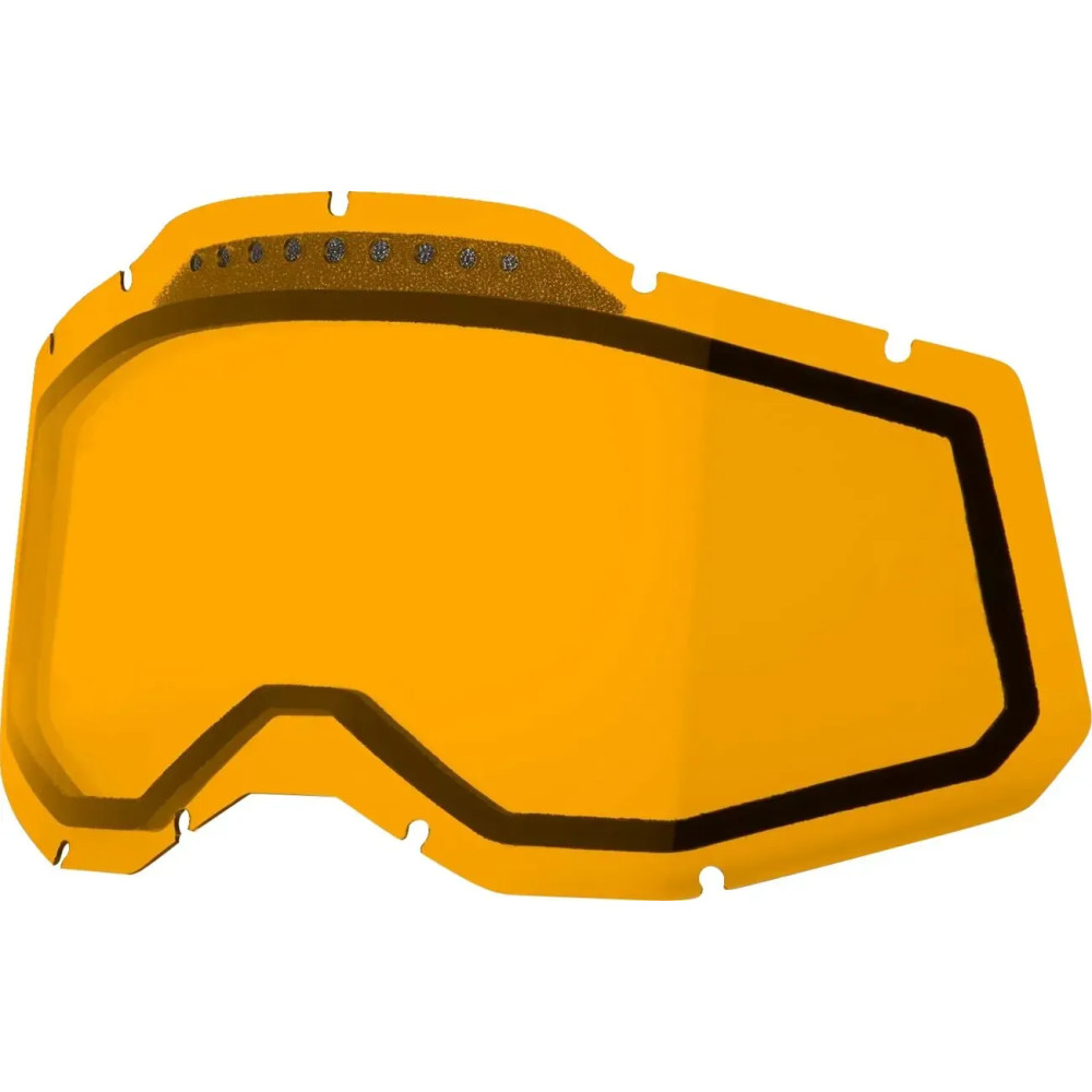 Accuri 2/Racecraft 2/Strata 2 Goggle Dual Pane Vented Lens — Adult, Fits Accuri 2, Strata 2, Racecraft 2, Orange