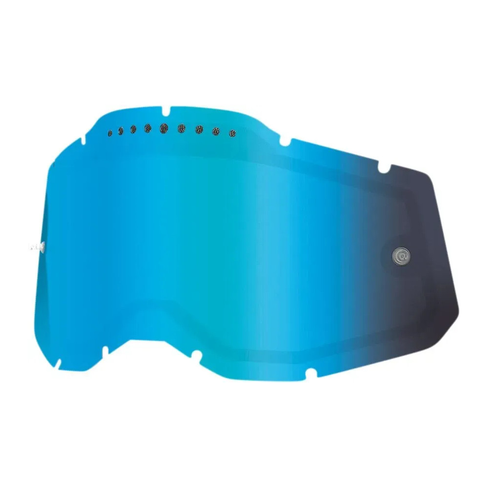 Accuri 2/Racecraft 2/Strata 2 Goggle Dual Pane Vented Lens — Adult, Blue, Mirror