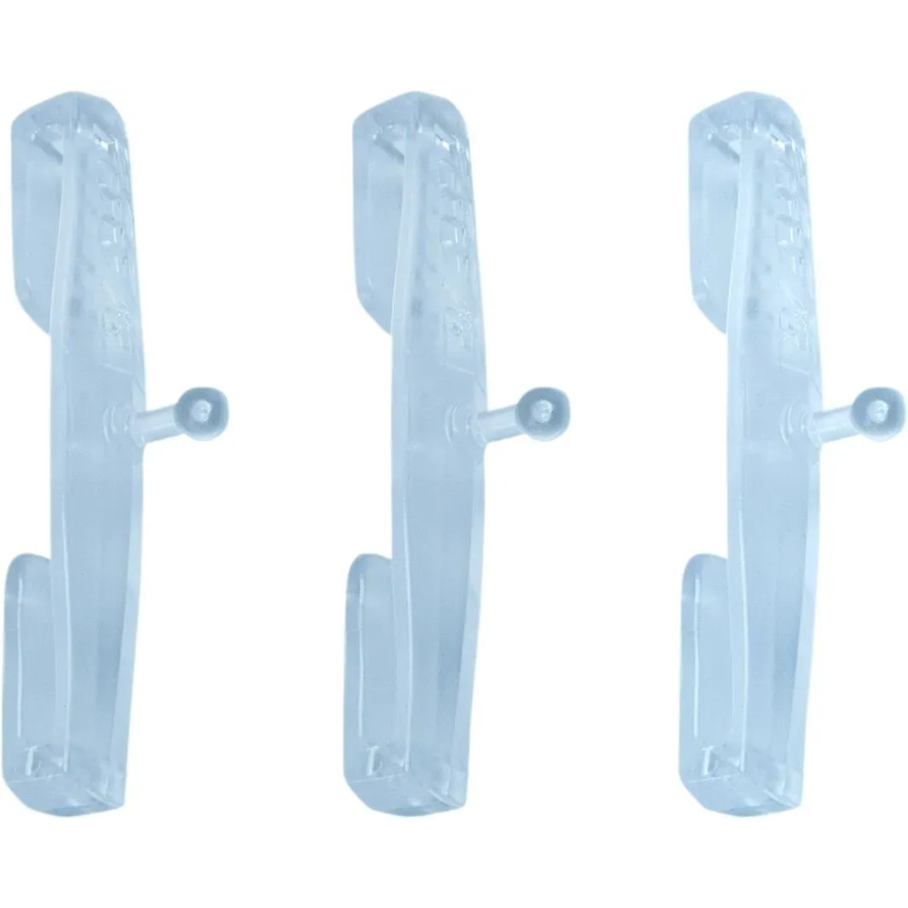 PowerBomb/PowerCore Goggle Tear-Off Strap Pins — 3-pack, Clear