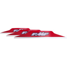 Youth PowerBomb Film System Mud-Flap Kit — Red, 3-pack