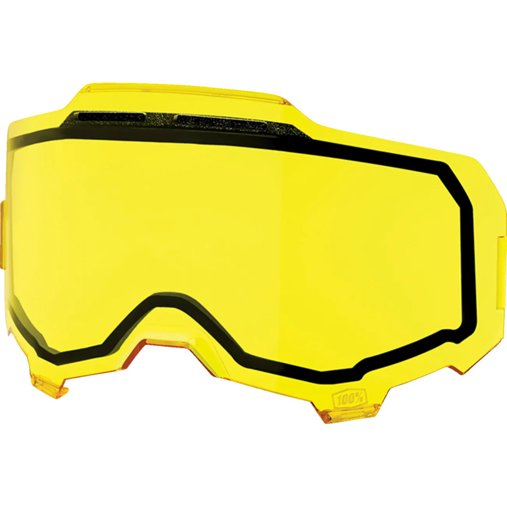 Armega Goggle Vented Injected Dual Pane Lens — Fits Armega, Yellow