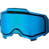Armega Goggle Vented Injected Dual Pane Lens — Adult, Fits ARmatic, Blue Mirror