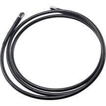 Universal Brake Line — 188 cm (74"), Front/Rear, Black