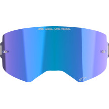 Lente ABS Vision Supertech — Compatible con Supertech, Azul espejo, Adulto