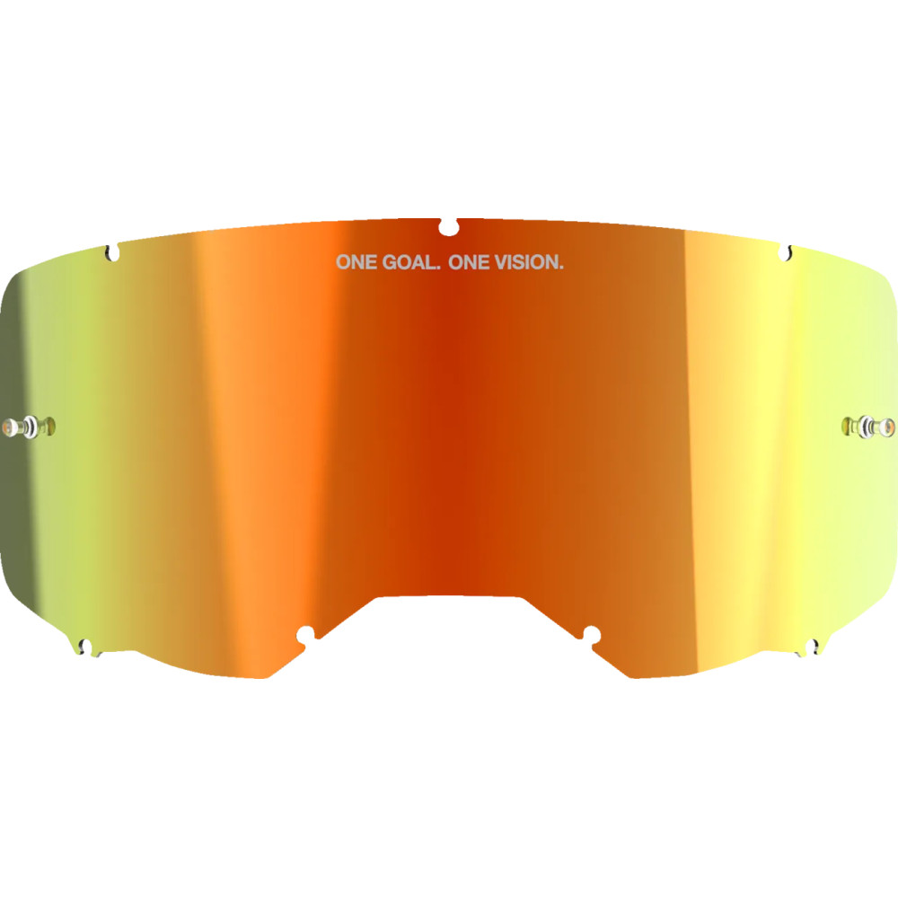 Lente para gafas Vision 8/Vision 5/Vision 3 — Acabado espejo rojo