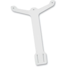 Sentinel Roost Deflector Clear Number Plate — One Size, Clear, Sentinel