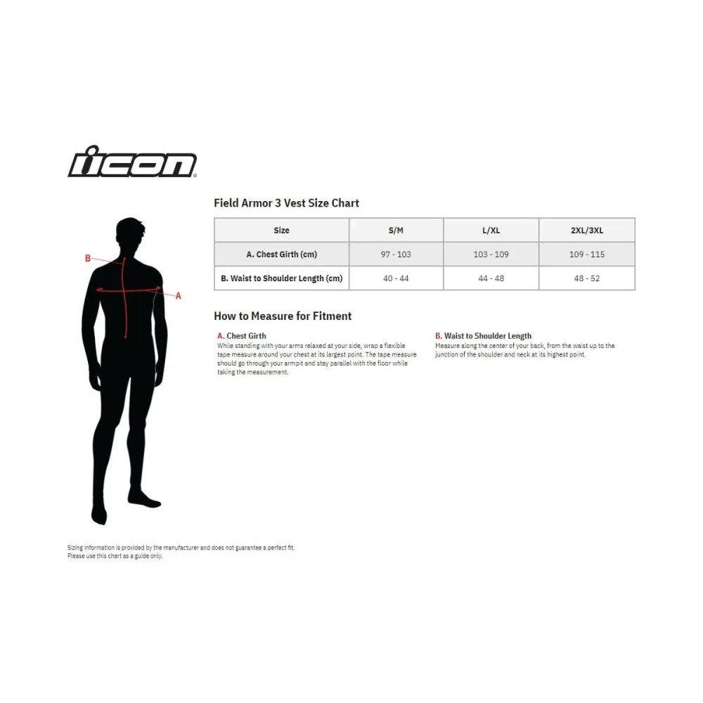 Chaleco Field Armor 3™ — L/XL, Negro