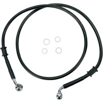 Stainless Steel Brake Line Kit — 113.5 cm (44-3/4"), front upper, black