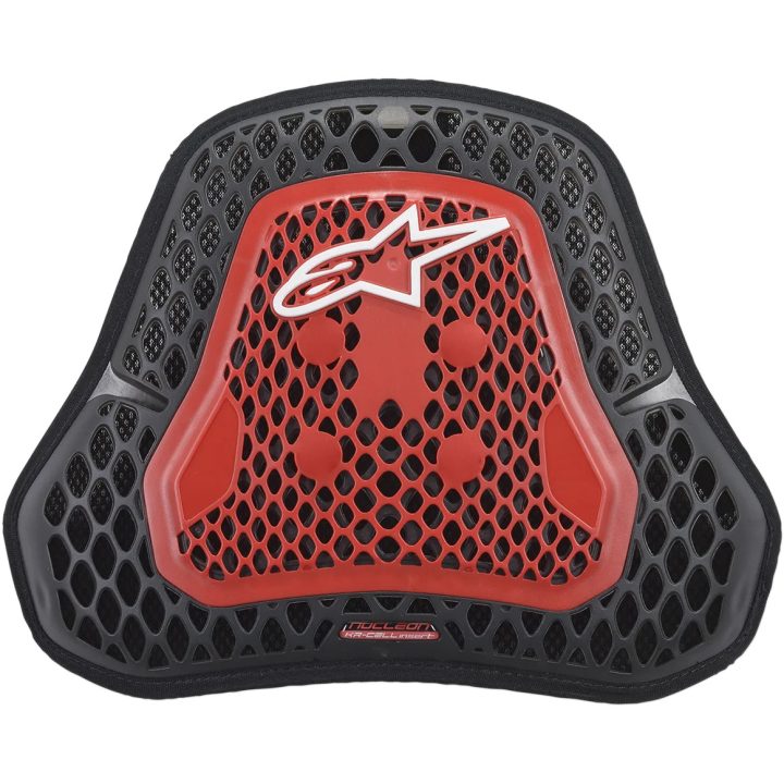 Protector de Pecho Nucleon KR-Cell CiR — Talla S, Rojo/Negro