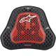 Protector de Pecho Nucleon KR-Cell CiR — Talla S, Rojo/Negro