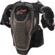 Protector de Pecho A-6 — M/L, Negro, Gris, Rojo