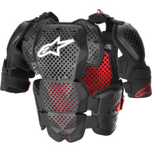 A-10 v2 Protector de Pecho Completo — XS/S, Negro, Gris, Rojo