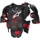 A-10 v2 Protector de Pecho Completo — XS/S, Negro, Gris, Rojo
