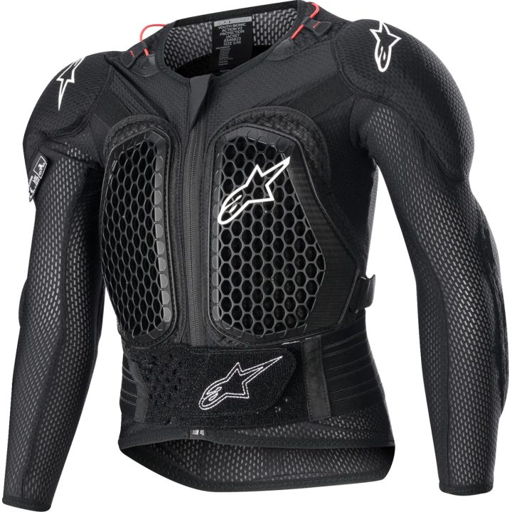 Chaqueta de protección juvenil Bionic Action v2 — S/M, Negro