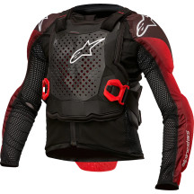 Youth Bionic Tech Jacket — L/XL, Black, Red
