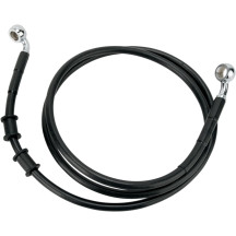 Extended Length Black Vinyl Brake Line Kit — 127.5 cm (50-1/8"), Oversize +5.1 cm (2"), without ABS