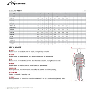 Youth Bionic Action Guard — L/XL, Black, Red