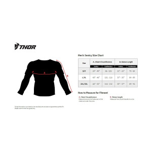 Sentry Stealth Guard — 2XL/3XL, Black, Chest