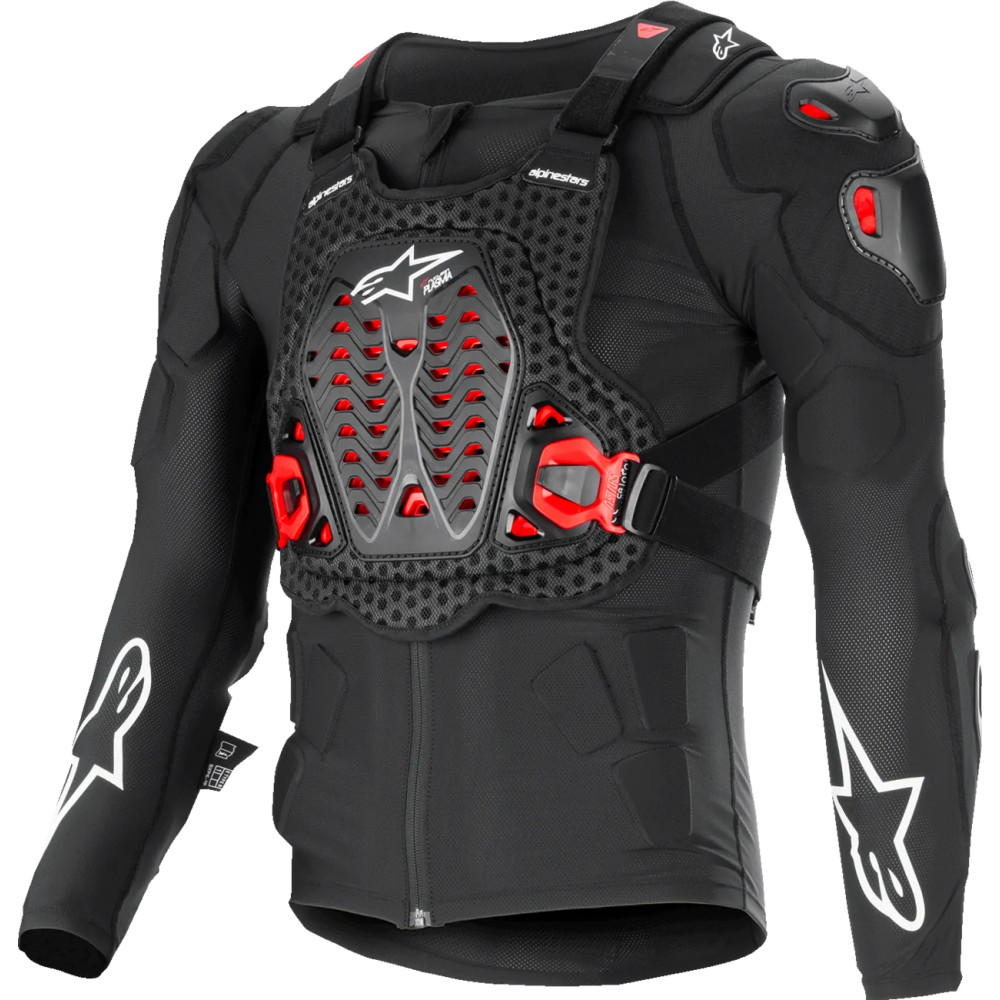 Chaqueta de protección Bionic XTR Plasma — XL, Negro/Rojo/Blanco